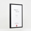 Effect Wooden Frame Profile 35 black 50x65 cm Museum Glass