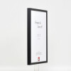 Effect Wooden Frame Profile 35 black 50x65 cm Museum Glass