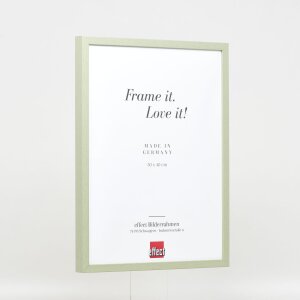 Effect Wooden Frame Profile 35 green 50x70 cm Museum Glass