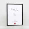 Effect Solid Wood Picture Frame Profile 39 black 40x50 cm Museum Glass