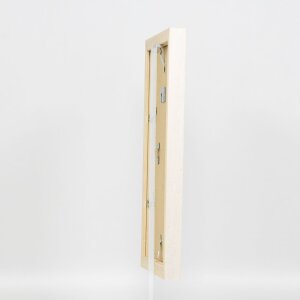 Effect Wooden Picture Frame Profile 52 white 50x100 cm Museum Glass