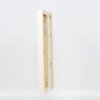 Effect wooden picture frame profile 52 white 60x90 cm museum glass