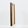 Effect wooden picture frame profile 52 dark brown 70x100 cm museum glass