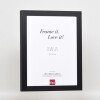 Effect Wooden Picture Frame Profile 55 black 50x65 cm Museum Glass