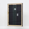 Effect wooden picture frame profile 85 black 50x60 cm museum glass