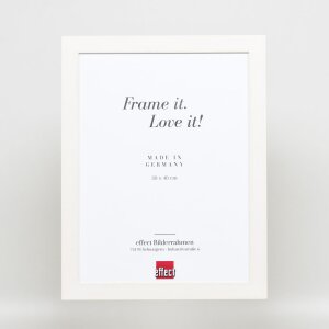 Efffect Wooden Frame Profile 55 Jersey Frame 60x90 cm white clear glass