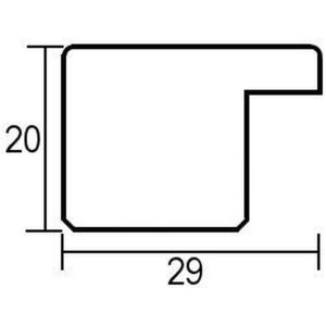 Effect Profile 2310 Wall mirror 30x40 cm to 50x70 cm