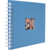 HNFD Spiral Album BULDANA dark blue 23x17 cm 40 white pages