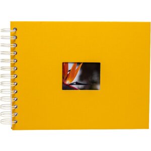 HNFD Spiral Album BULDANA ochre 23x17 cm 40 white pages