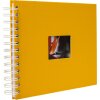 HNFD Spiral Album BULDANA ochre 23x17 cm 40 white pages