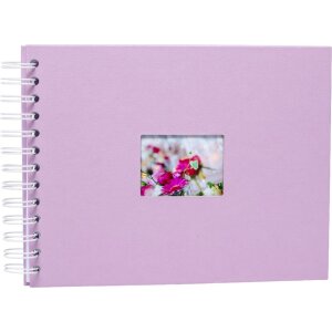 HNFD Spiral Album BULDANA orchid 23x17 cm 40 white pages