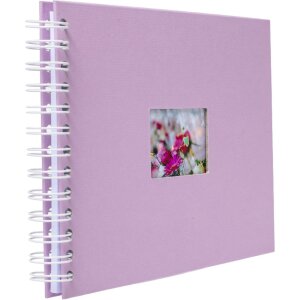 HNFD Spiral Album BULDANA orchid 23x17 cm 40 white pages