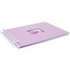 HNFD Spiral Album BULDANA orchid 23x17 cm 40 white pages