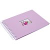 HNFD Spiral Album BULDANA orchid 23x17 cm 40 white pages