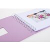 HNFD Spiral Album BULDANA orchid 23x17 cm 40 white pages