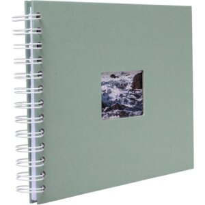 HNFD Spiral Album BULDANA eucalyptus 23x17 cm 40 white pages