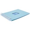 HNFD Spiral Album BULDANA aqua 23x17 cm 40 white pages