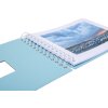 HNFD Spiral Album BULDANA aqua 23x17 cm 40 white pages