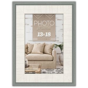 ZEP Polysterol Picture Frame Ischia Grey 13x18 cm