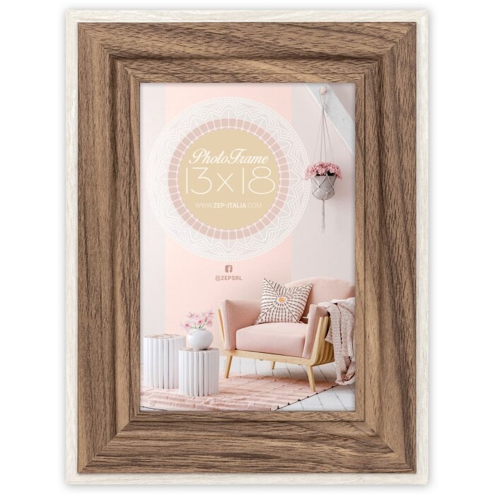 ZEP Wooden Picture Frame Termoli brown 10x15 cm