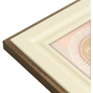 ZEP Wooden Picture Frame Termoli cream 13x18 cm