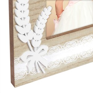 ZEP Wooden Photo Frame Ginevra brown 10x15 cm Communion...