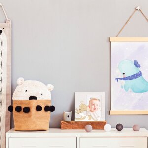 ZEP Baby Portrait Frame Willy 10x15 cm Wooden Frame Whales