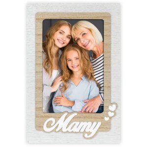 ZEP Wooden Photo Frame Mamy 10x15 cm