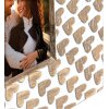 ZEP Wooden Photo Frame Lorena 10x15 cm Brown-White Hearts