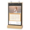 ZEP Wooden Photo Calendar Leinster 12 photos 10x15 cm portrait format