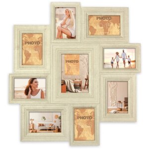 ZEP Wooden Gallery Frame Doolin 9 photos 10x15 cm and...