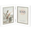 ZEP Wooden Double Frame Sion white 2 photos 10x15 cm (28,5x19 cm)