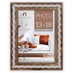 ZEP Wooden Picture Frame Lecce brown 10x15 cm