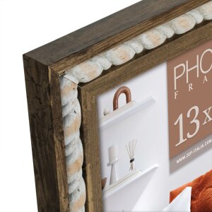 ZEP Wooden Picture Frame Lecce brown 15x20 cm