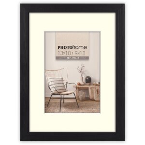 ZEP Wooden Frame Malmo black 13x18 cm with Passepartout...