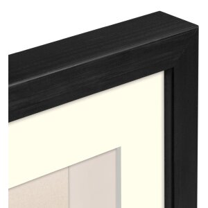 ZEP Wooden Frame Malmo black 15x20 cm with Passepartout 10x15 cm