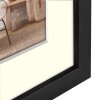 ZEP Wooden Frame Malmo black 15x20 cm with Passepartout 10x15 cm