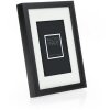 ZEP Wooden Frame Malmo black 15x20 cm with Passepartout 10x15 cm