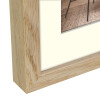 ZEP Wooden Frame Malmo natural 20x30 cm with Passepartout 15x20 cm