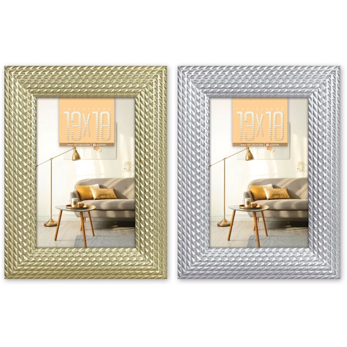 ZEP Picture Frame Rivabella silver and gold 10x15 cm to 20x30 cm