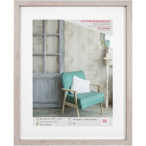 Walther Wooden Frame Stockholm grey 40x50 cm with...