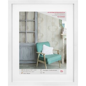 Walther Wooden Frame Stockholm white 40x50 cm with...