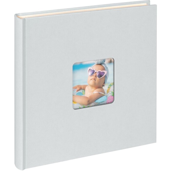 Walther Photo Album Fun 26x25 cm light blue 40 white pages