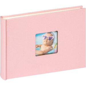 Walther Klein Photo Album FUN pink 22x16 cm 40 white pages