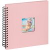 Walther Spiral Album Fun pink 26x25 cm 40 black pages