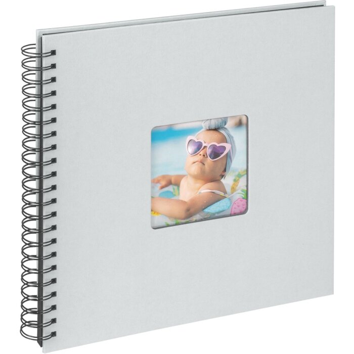 Walther Spiral Album Fun light blue 30x30 cm 50 black pages