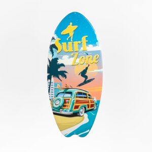 ZEP Tin Sign SURF 52,5x23x0,3 cm Surf Zone