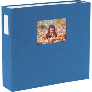 HNFD Photo Album Lona Blue Linen 1000 pictures 34.5x33cm...