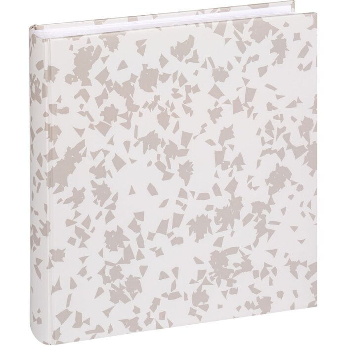 Walther Photo Album Terrazzo Stone White 30x30 cm 60 white pages