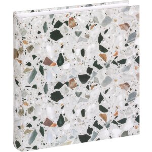 Walther Photo Album Terrazzo Stone Black 30x30 cm 60...